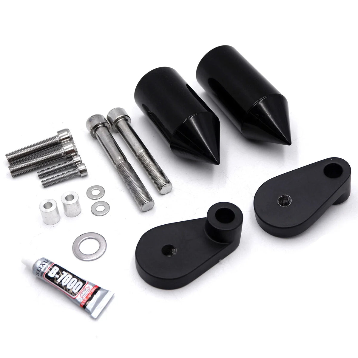 Spike Frame Slider in Black for Honda CBR1000RR (2006–2020)