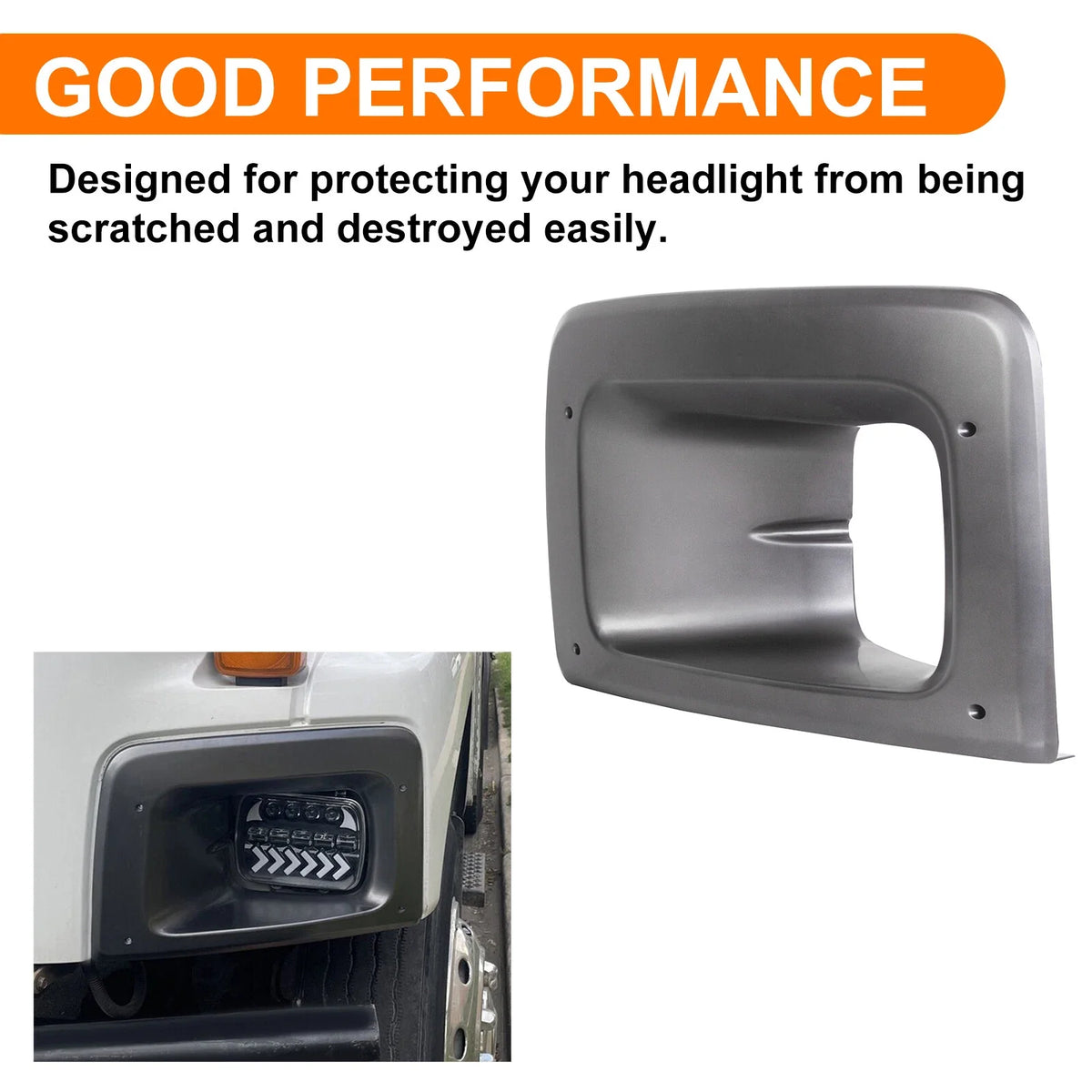 Headlight Bezel Trim for Chevrolet C6500 C7500 C8500 (03-09)