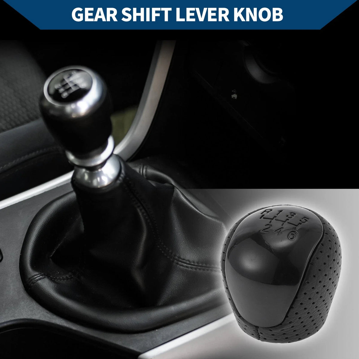 6 Speed Manual Gear Shifter Knob for Hyundai Elantra (2008–2009)