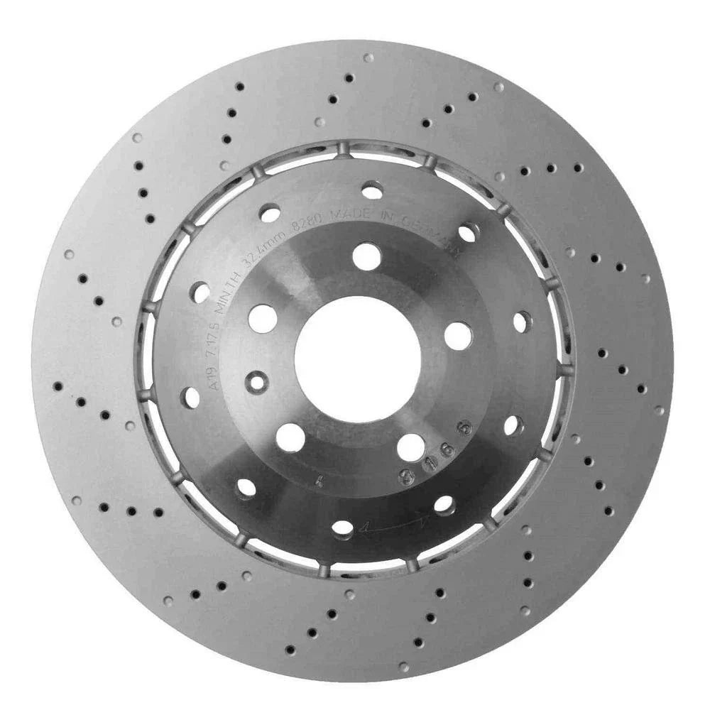 Front Drilled 365mm Disc Brake Rotor for Audi R8 (2007–2015)