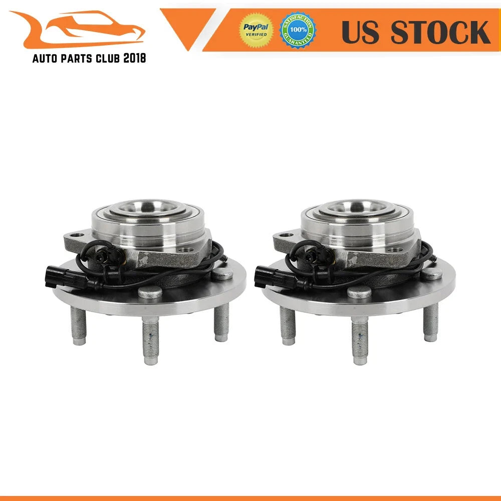 2 Front Wheel Bearings & Hubs for Dodge Durango Chrysler Aspen (2006–2009)
