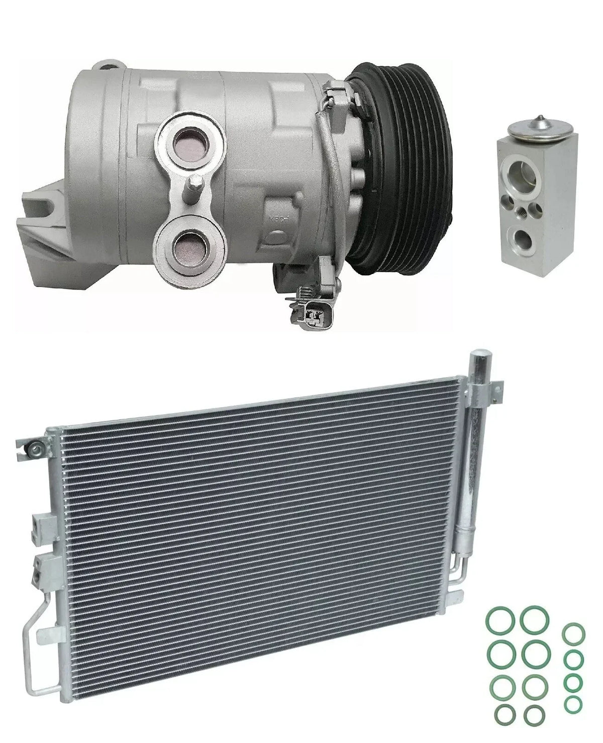 AC Compressor Kit with Condenser for Suzuki XL-7 3.6L V6 (2007–2009)