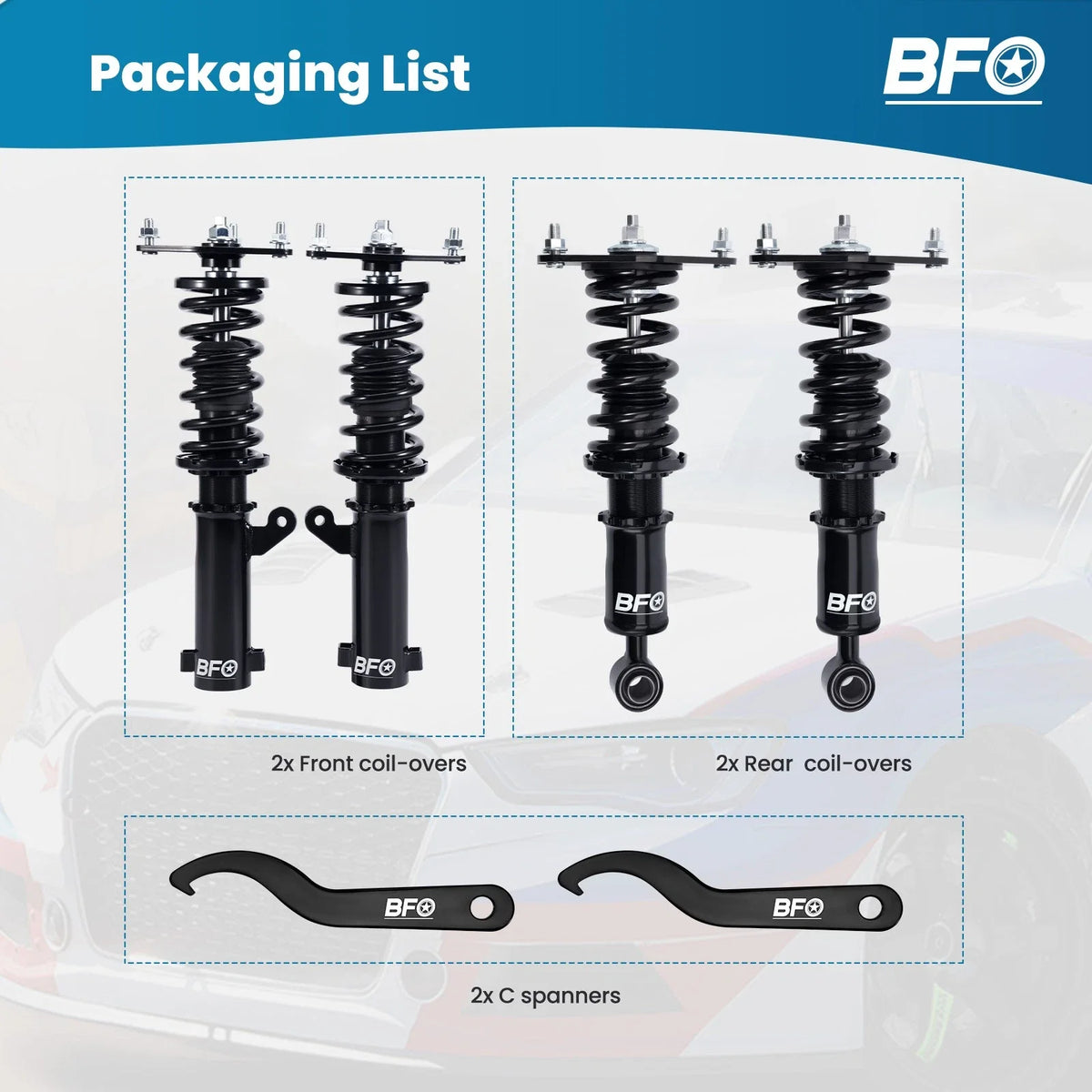 Coilovers Strut Shocks for Mitsubishi Eclipse 4G 2006-2012