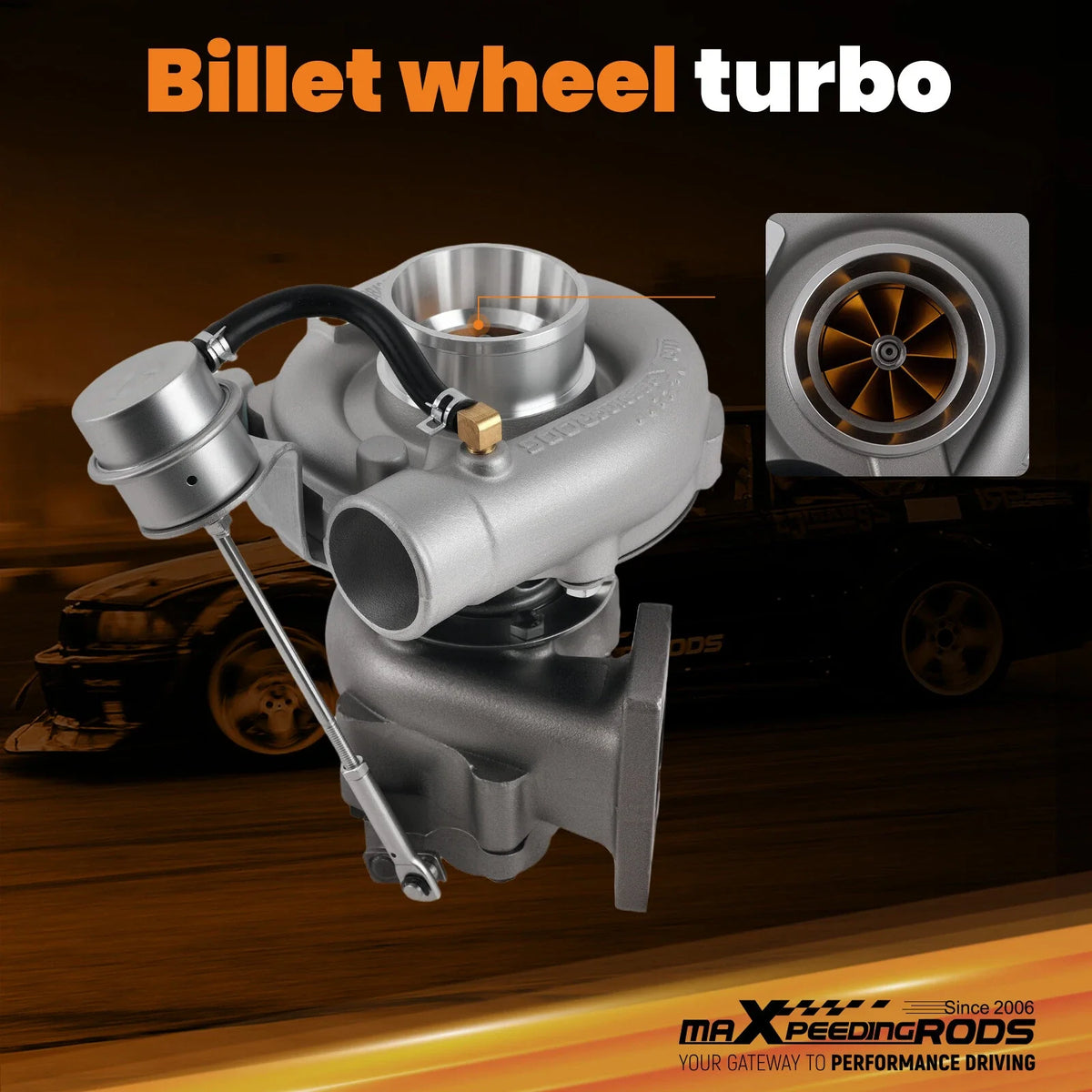 Billet T04E T3 Turbocharger for Universal Use (420+HP)