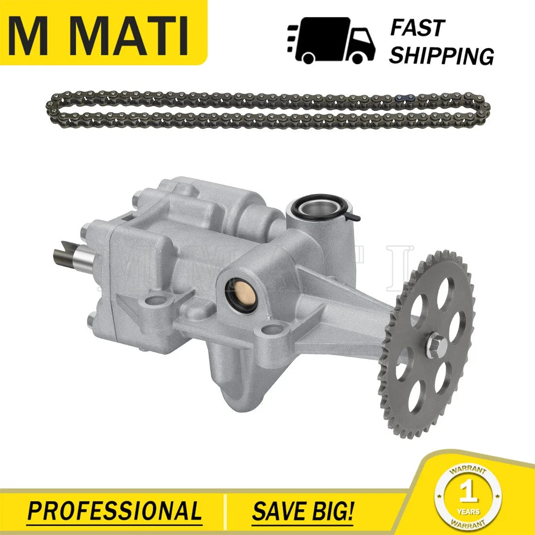 Chain & Oil Pump for Polaris RZR XP 1000, General 1000 (2017–2025)