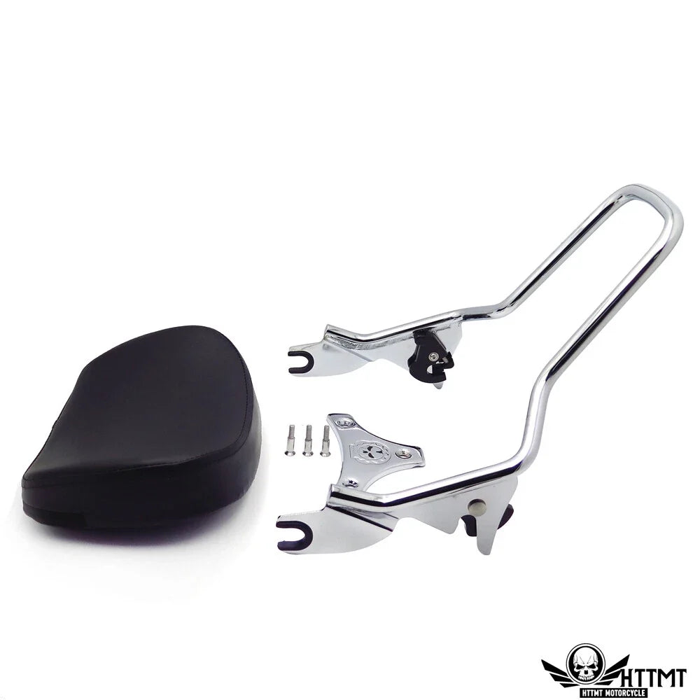 Chrome Backrest Sissy Bar Docking for Harley Touring Street Glide FLHX (2009–2013)