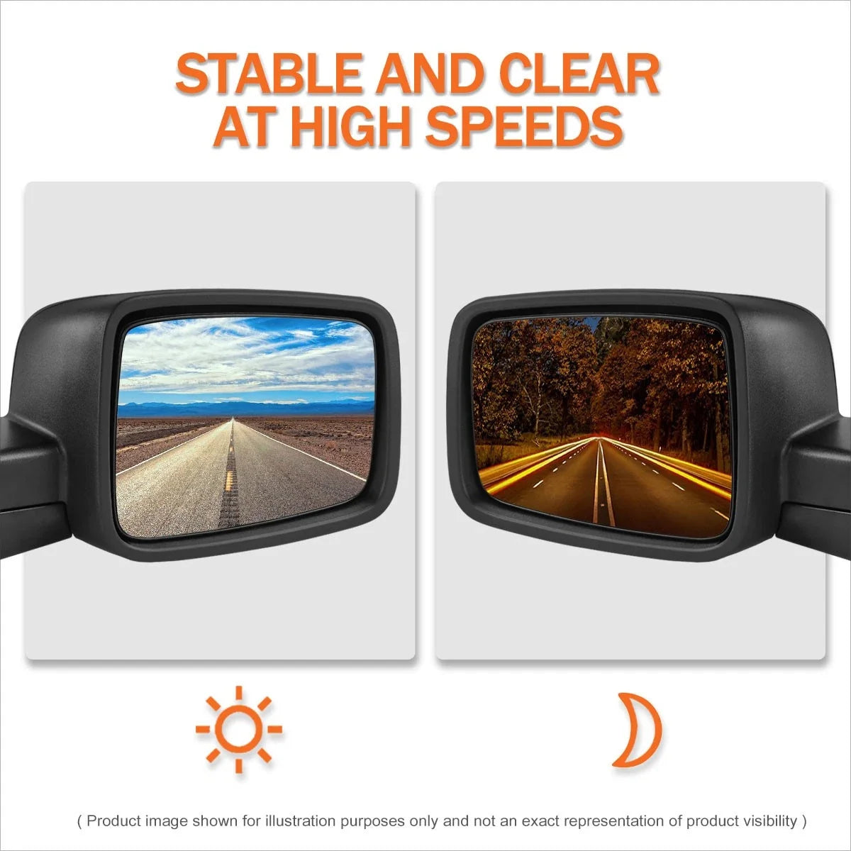 Left Side View Towing Mirror for Ram 1500/2500/3500 (2009–2016)