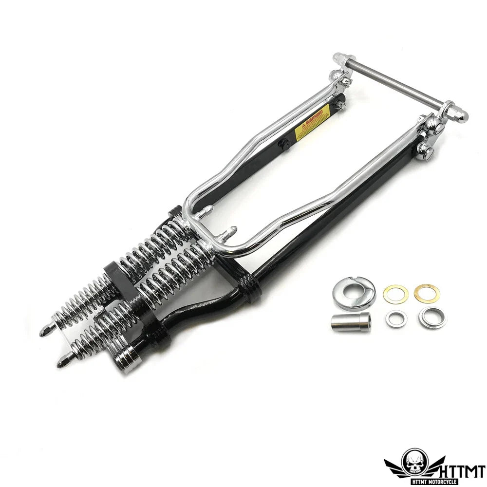 Front End Springer 4" with Riser & Handlebar Adapter for Harley Big Twin