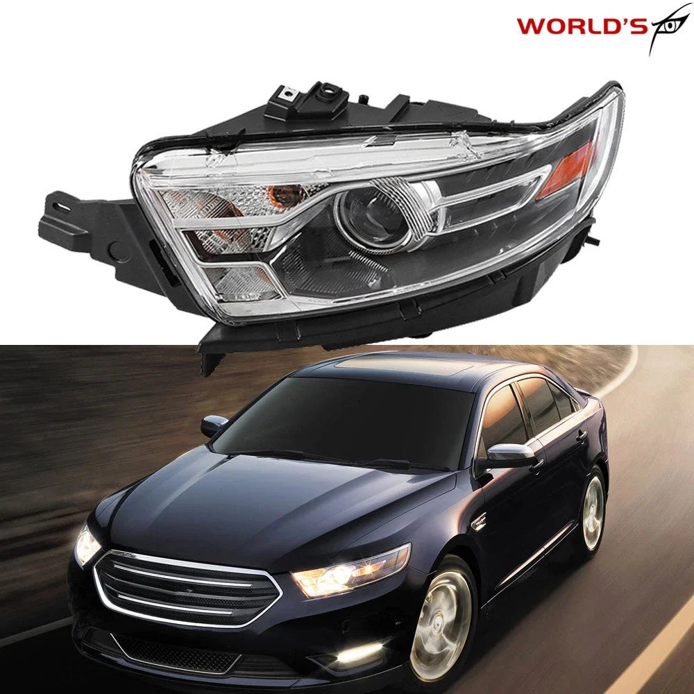 Projector Headlights for Ford Taurus (2013–2014) with Gray Trim