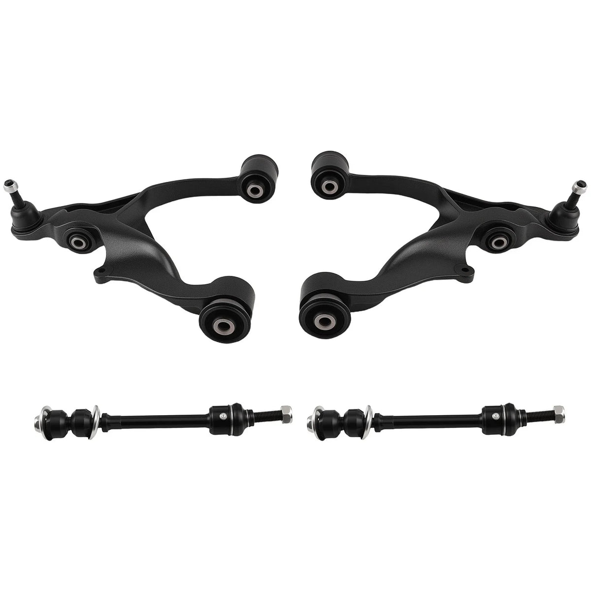 Set of 4 Front Lower Control Arms with Ball Joints for Dodge Ram 1500 (2006–2021)