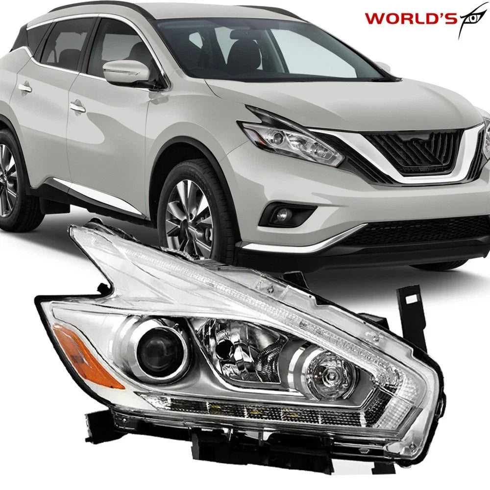 Headlight Assembly for Nissan Murano (2017) Halogen with LED DRL Right Side