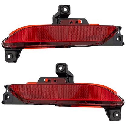 Set of 2 Rear Bumper Reflectors for
