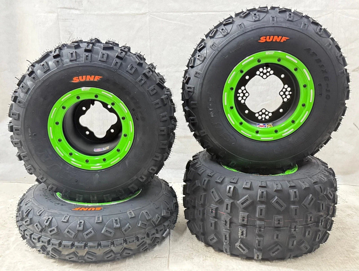 DWT G3 Beadlock Wheels Set of 4 for Raptor 700 (2006–2023)