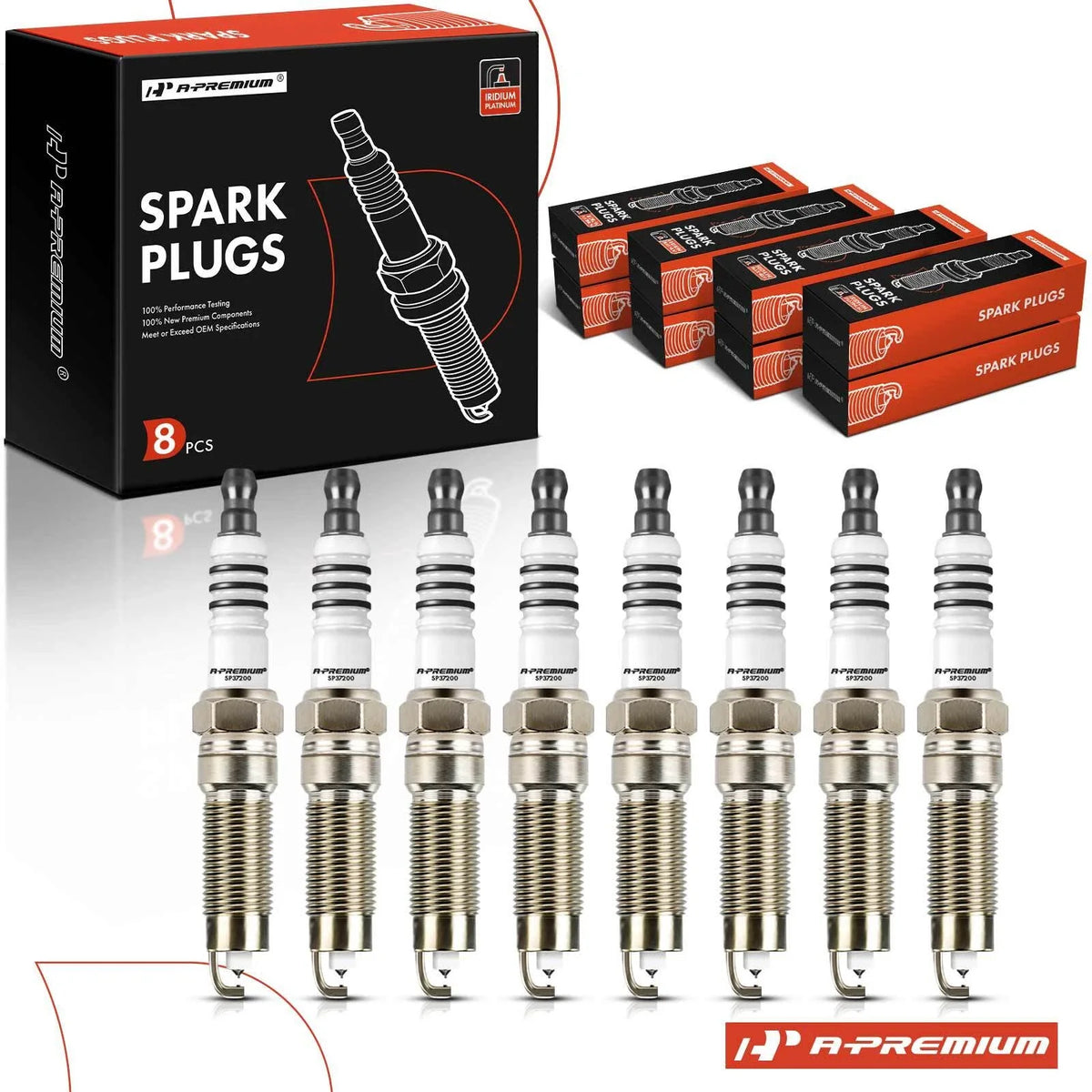 8x Iridium Platinum Spark Plugs for Ford F-150 (2008–2010)