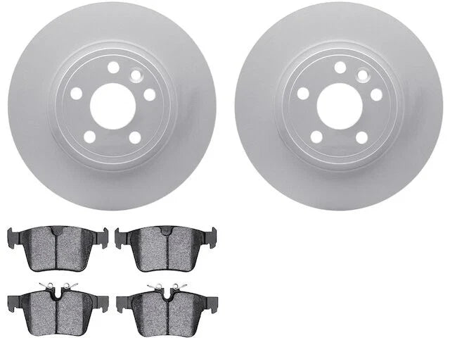Rear Brake Pad and Rotor Kit for Jaguar E-Pace (2018–2020) CN855SB
