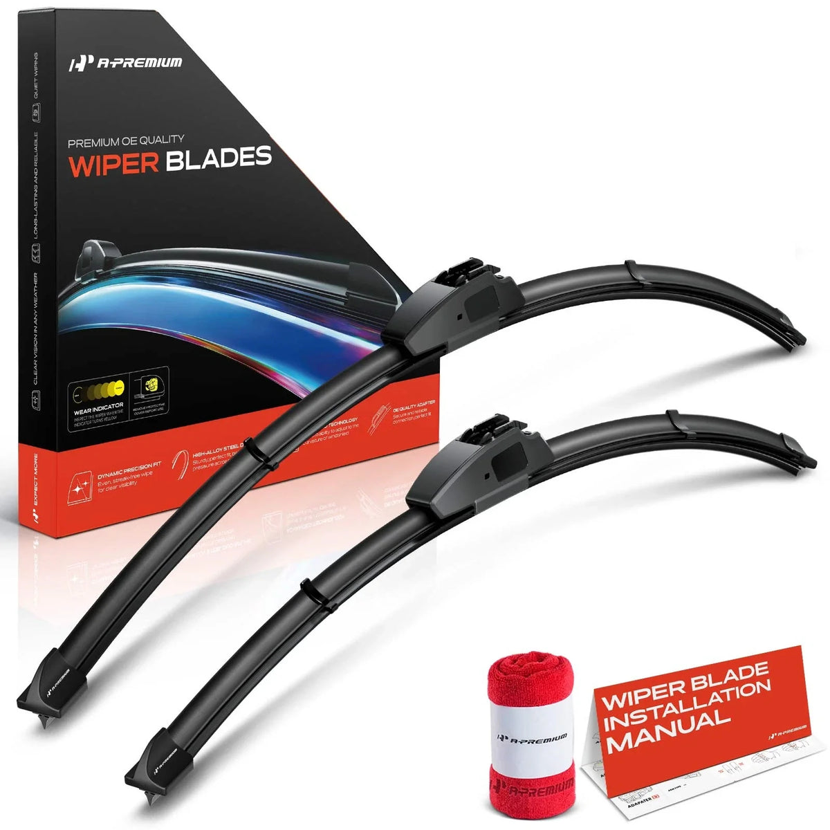 2X Front Windshield Wiper Blades for Ford Edge (2007–2014)