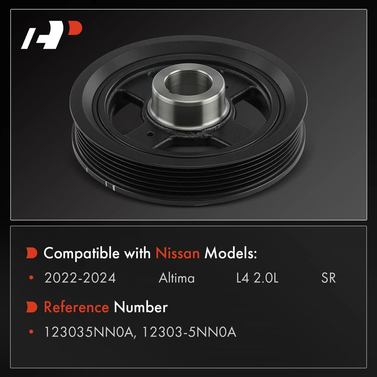 Crankshaft Pulley for Nissan Altima SR (2022-2024)