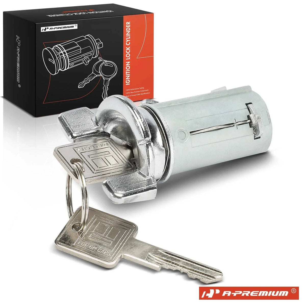 Ignition Lock Cylinder with Keys for Chevy Malibu (2004–2012)