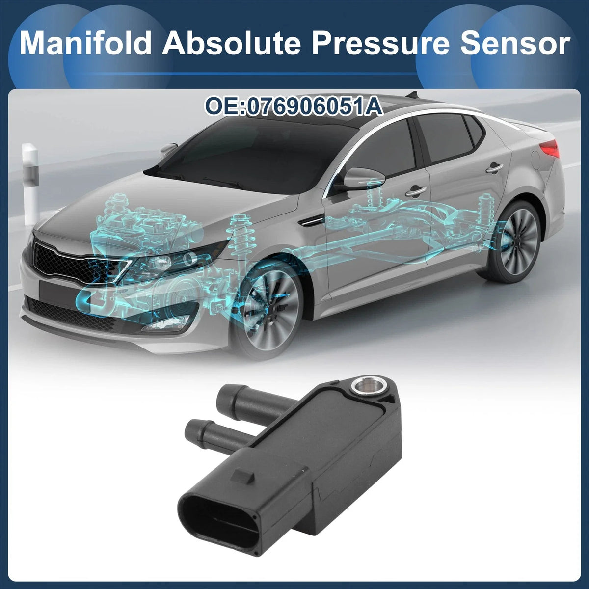 MAP Pressure Sensor No. 076906051A for Volkswagen 