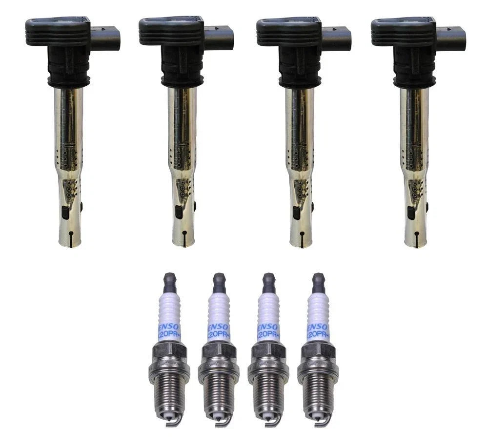 Set of 4 Denso Ignition Coils for (Double Platinum, Gap 0.032)