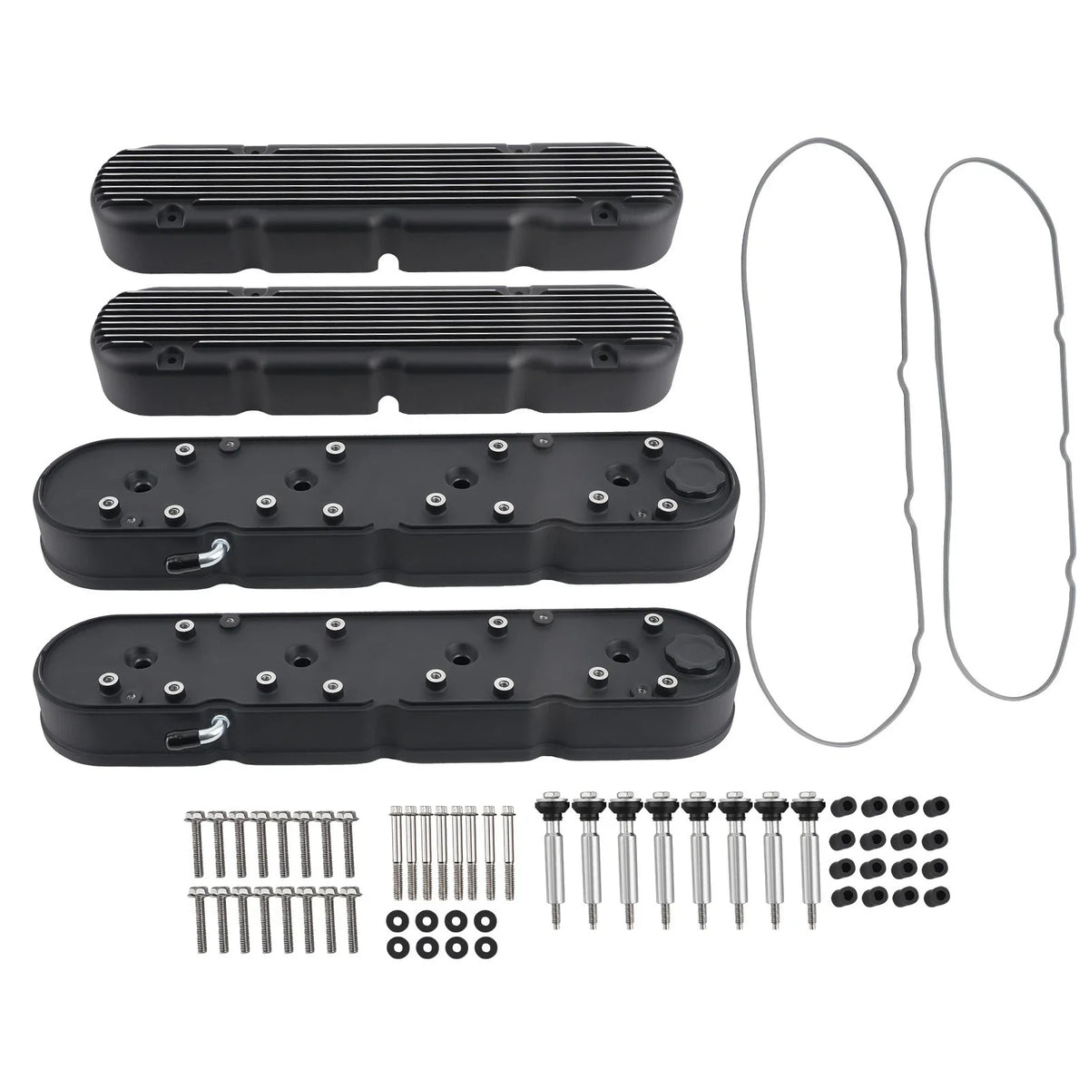 LS Engine Valve Covers (LS1, LS2) - 2pc Fabricated Aluminum