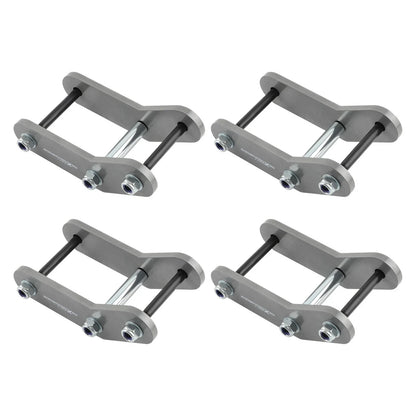 Shackle Set of 4 for 1.25" Lift Kit - Jeep Wrangler YJ 1987-1995