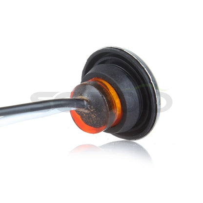 Set of 10 Amber 3/4" LED Side Marker Lights for Freightliner