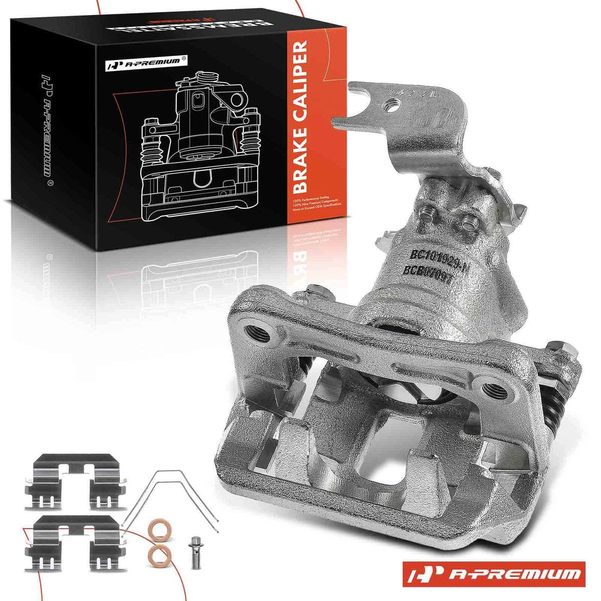 Rear Left Disc Brake Caliper with Bracket for Honda Accord (2013–2017)