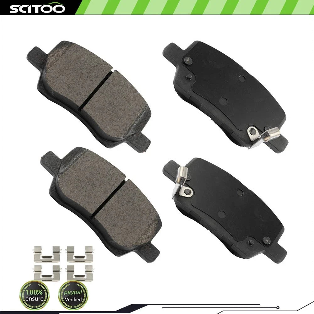 Set of 4 Front Brake Pads for Chevrolet Sonic (2018-2020)