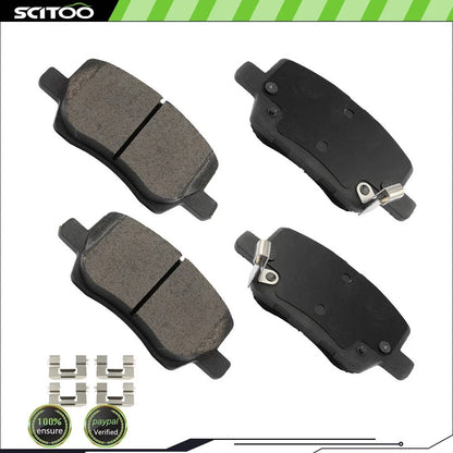 Set of 4 Front Brake Pads for Chevrolet Sonic (2018-2020)
