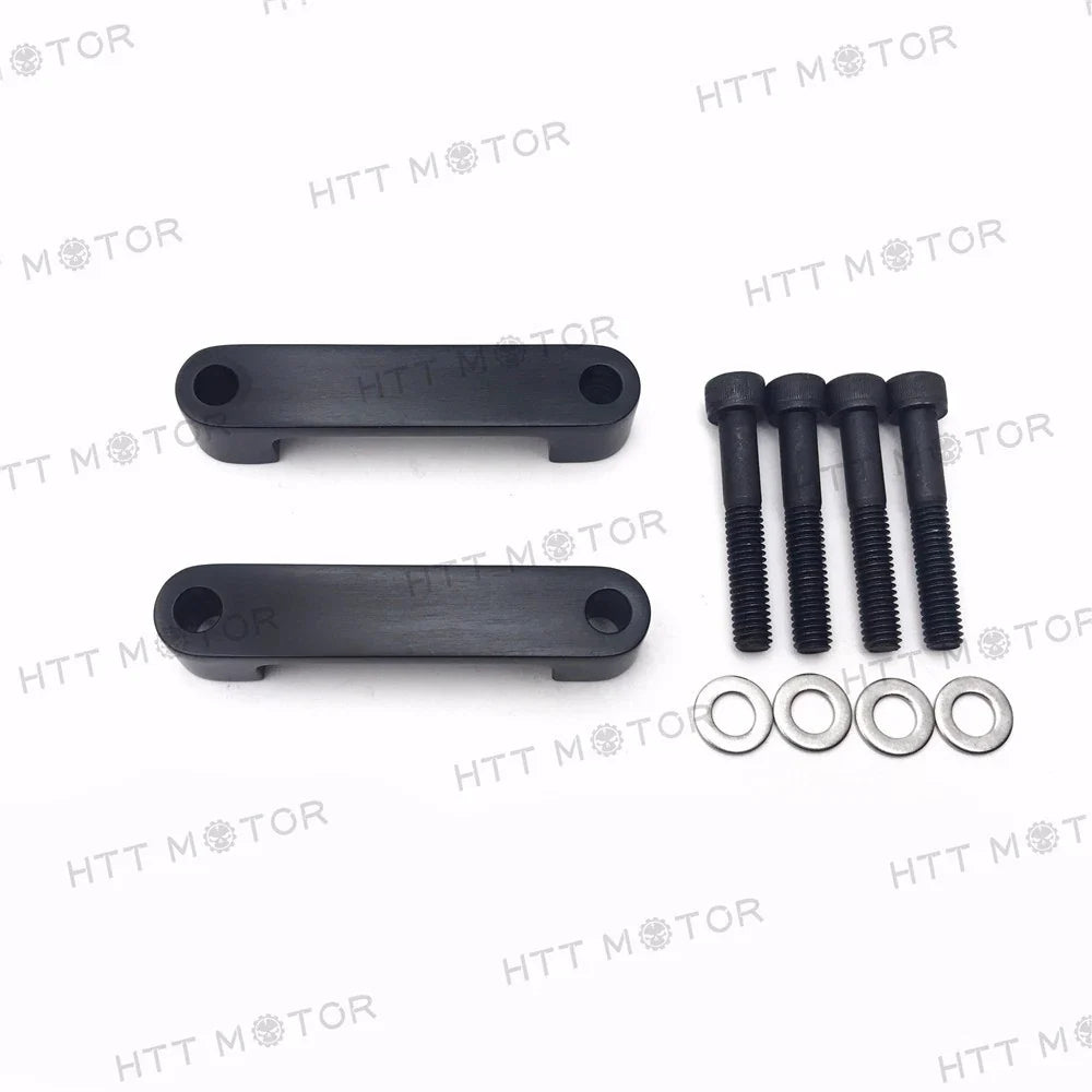 Black Front Fender Spacer Bracket for Harley FLHT FLHR FLTR (1996–2013)