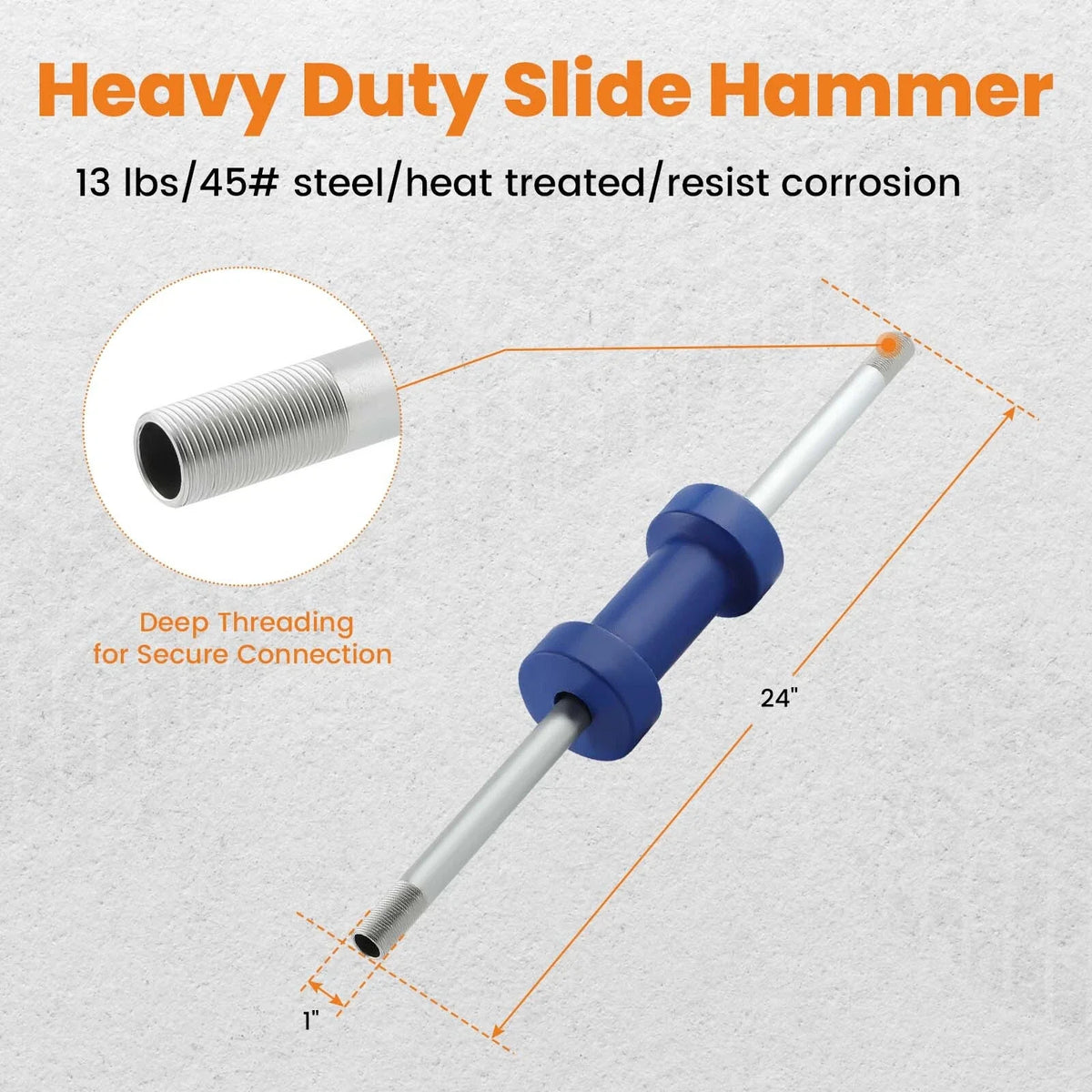 13LBS Slide Hammer Dent Puller for Vehicle Body Repair