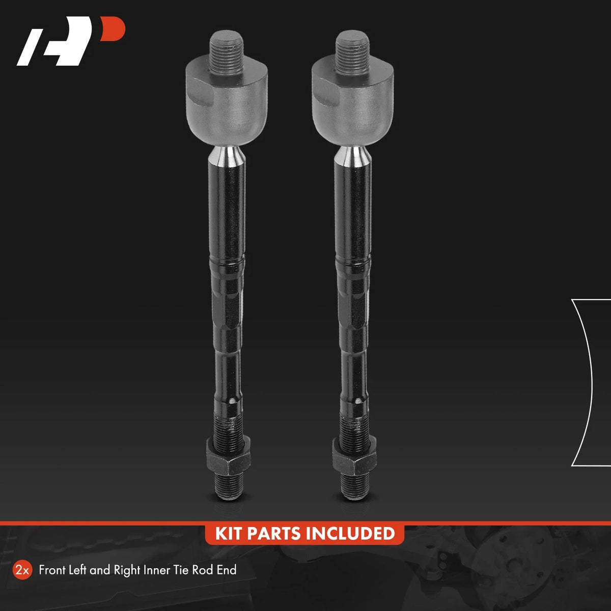 Front Inner Tie Rod End Pair - 2X for Nissan Murano 2015-2024