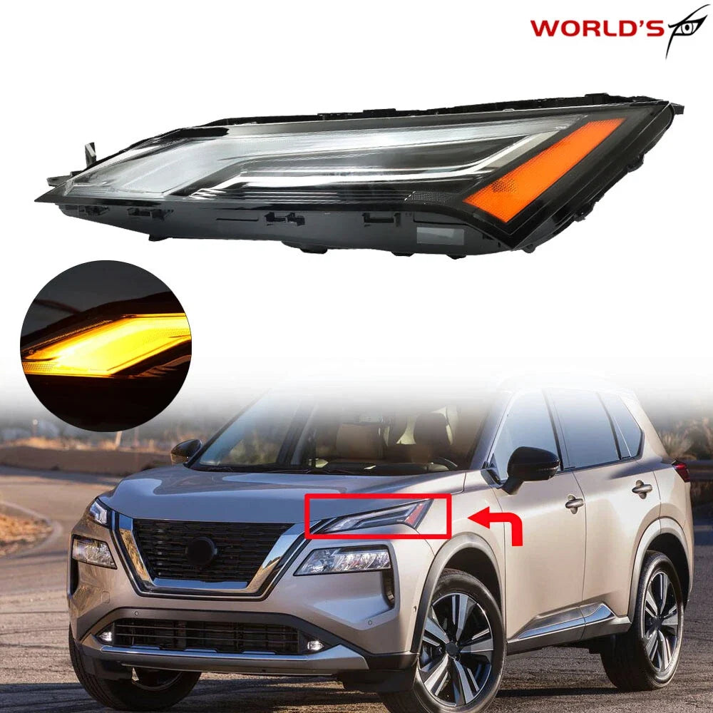 LED Daytime Running Lights for Nissan Rogue (2021–2023) Driver Left Side
