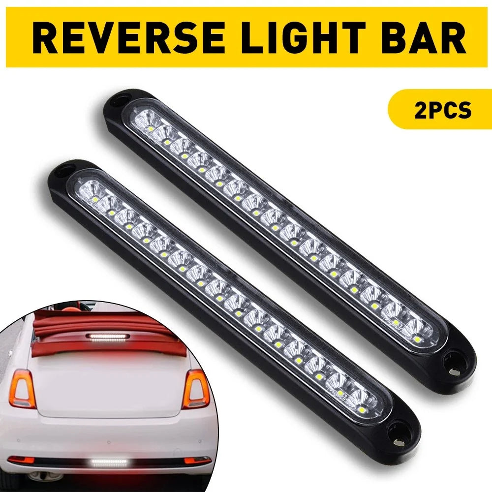 2X 10" Surface Mount LED Tail Lights for Truck Trailer