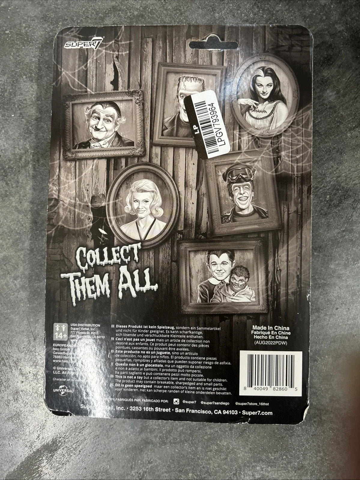 Herman Munster Hot Rod ReAction Figure 3.75" for The Munsters (2023)