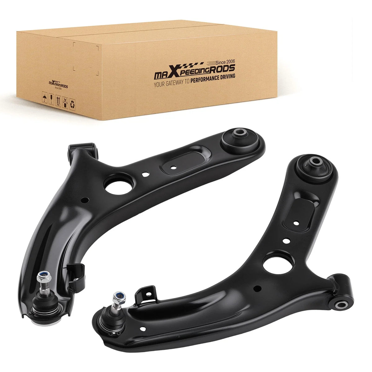 2X Front Lower Control Arms with Ball Joints for Hyundai Elantra Veloster (2011–2016)