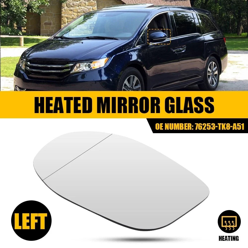 Driver Side Heated Mirror Glass for Honda Odyssey (2014-2017) EOJ