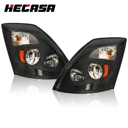 2-Piece LED Headlight Set 6000K for Volvo VNL VNM (2004–2018)