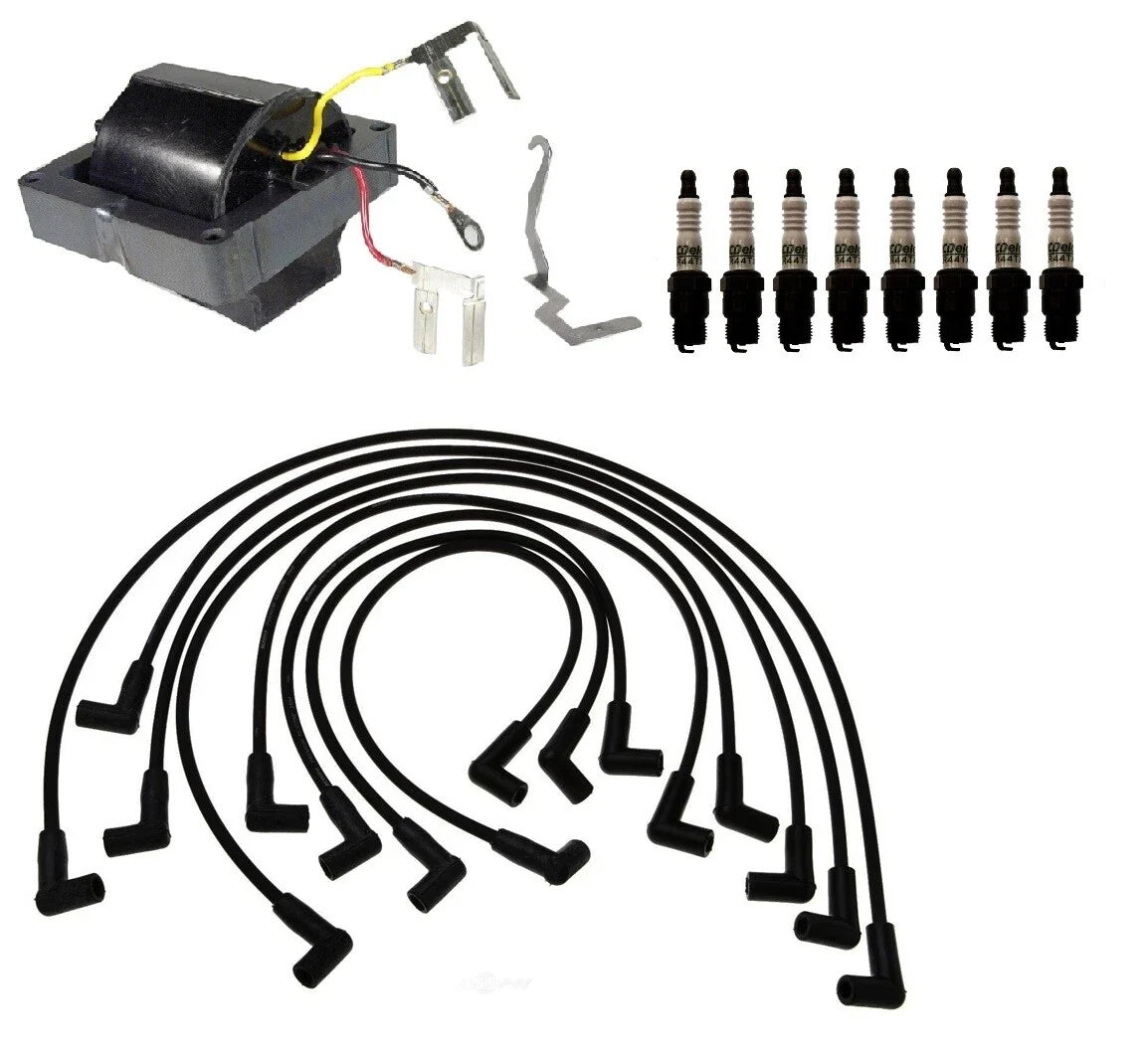 Ignition Wires & Spark Plugs Kit for Chevy Camaro GMC C25 K15 (V8)