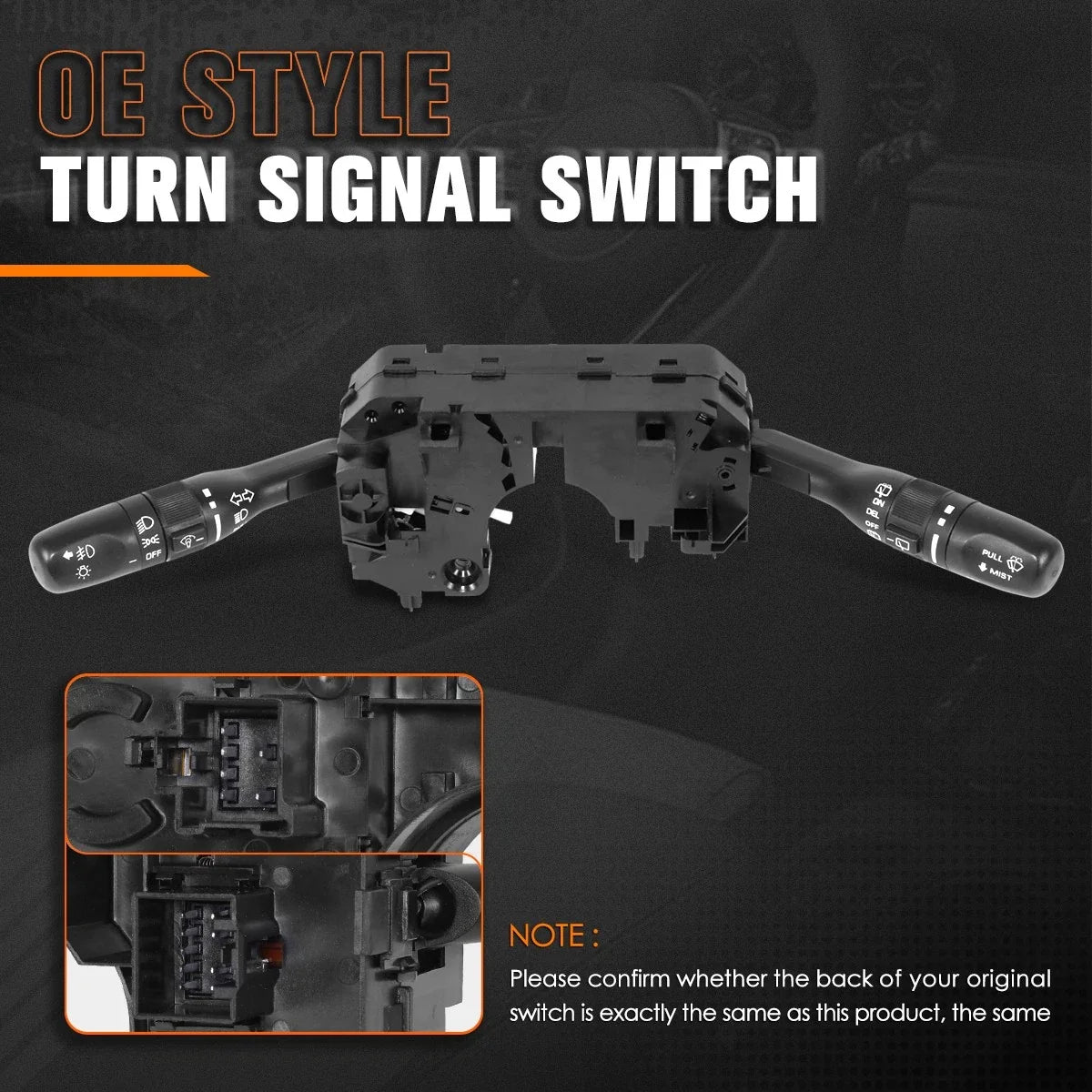 Turn Signal Hazard Light Fog Lamp Combination Switch for Jeep Liberty (2002–2007)