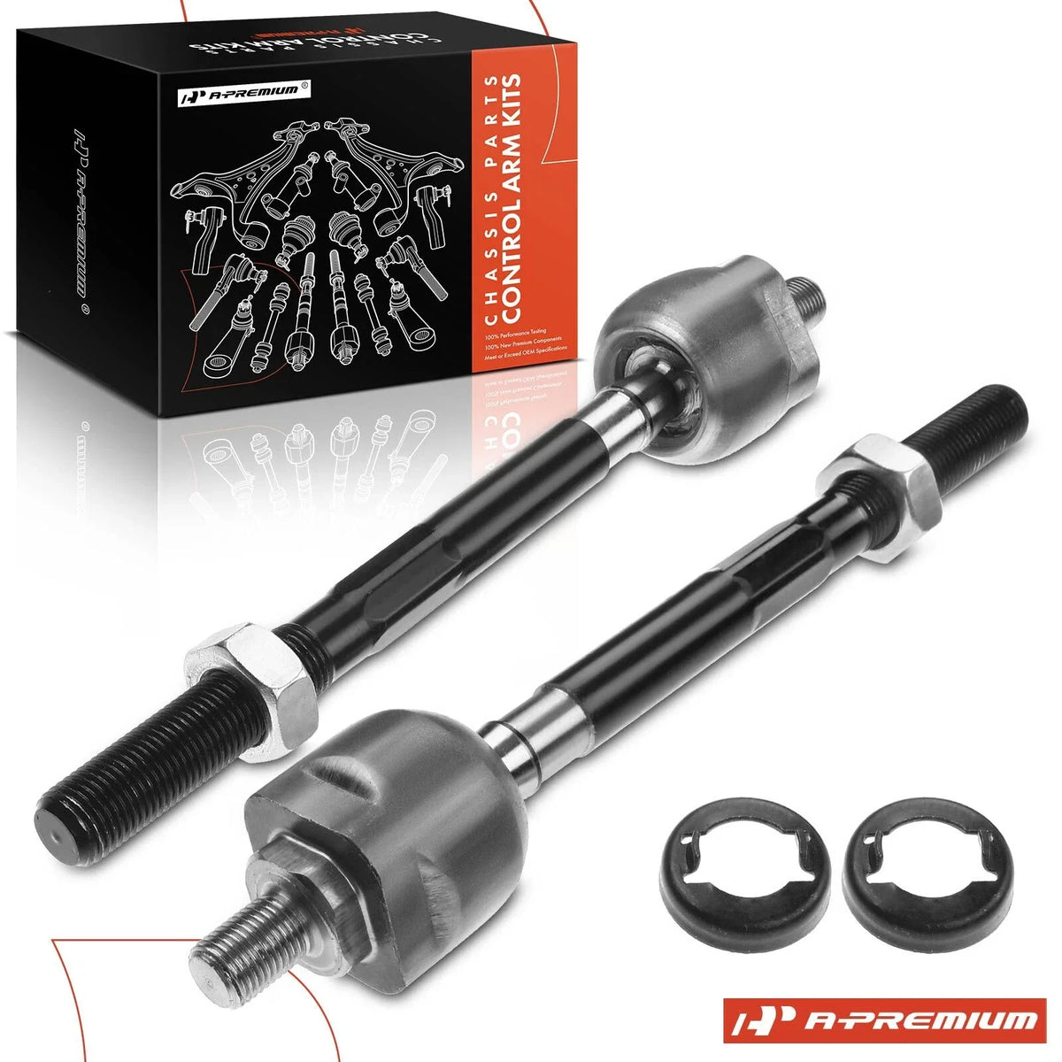 2X Front Inner Tie Rod for Honda CR-V (1997–2001)