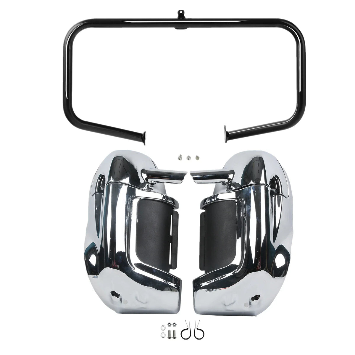 Engine Guard Crash Bar with Lower Vented Fairings for 2009-2013 Harley Touring