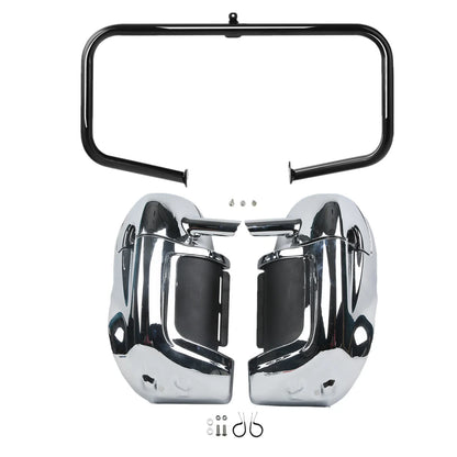 Engine Guard Crash Bar with Lower Vented Fairings for 2009-2013 Harley Touring