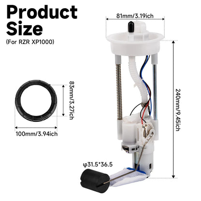 Fuel Pump for 2014-2019 Polaris RZR 4 900 Models