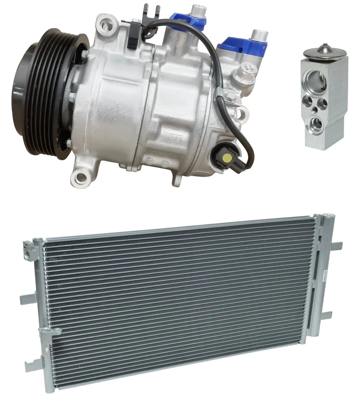 AC Compressor Kit with Condenser for Porsche Macan 3.0L 3.6L (2016–2018)