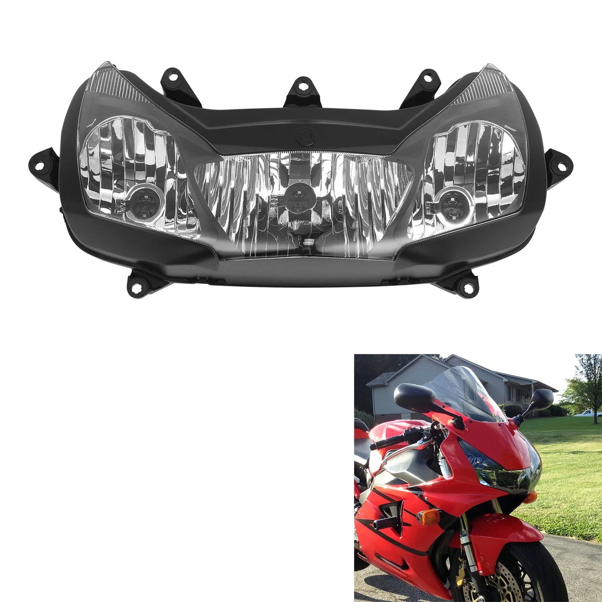 Front Lamp Headlight for Honda CBR954RR (2002–2003)