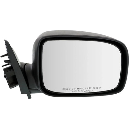 Right Manual Mirror Textured Black for Chevrolet Colorado GMC Canyon 2004-2012