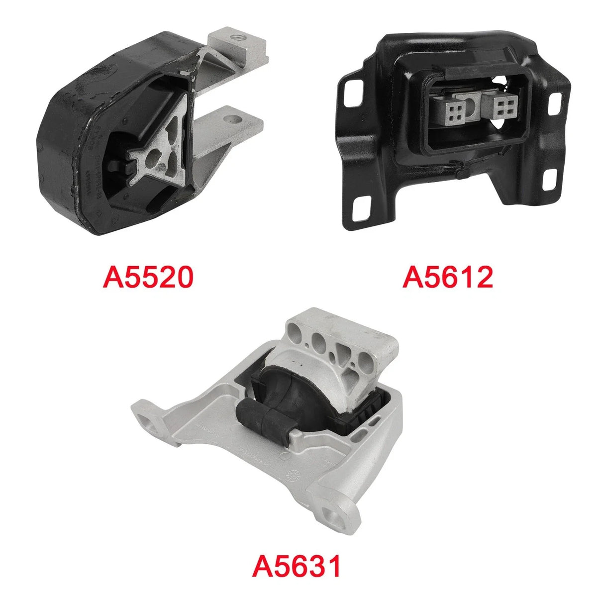 3X Engine Motor Mounts for Ford Escape 2013–2016 2.0L Auto