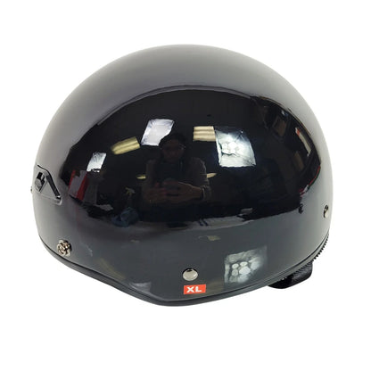 Half Helmet Bagger for LS2 HH568, XL Size, Gloss Black with Visor